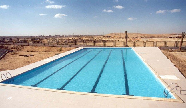 Traditional swimming pool